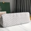 Goyard Chien Gris Pet Carrier Tote Coated Canvas bag white