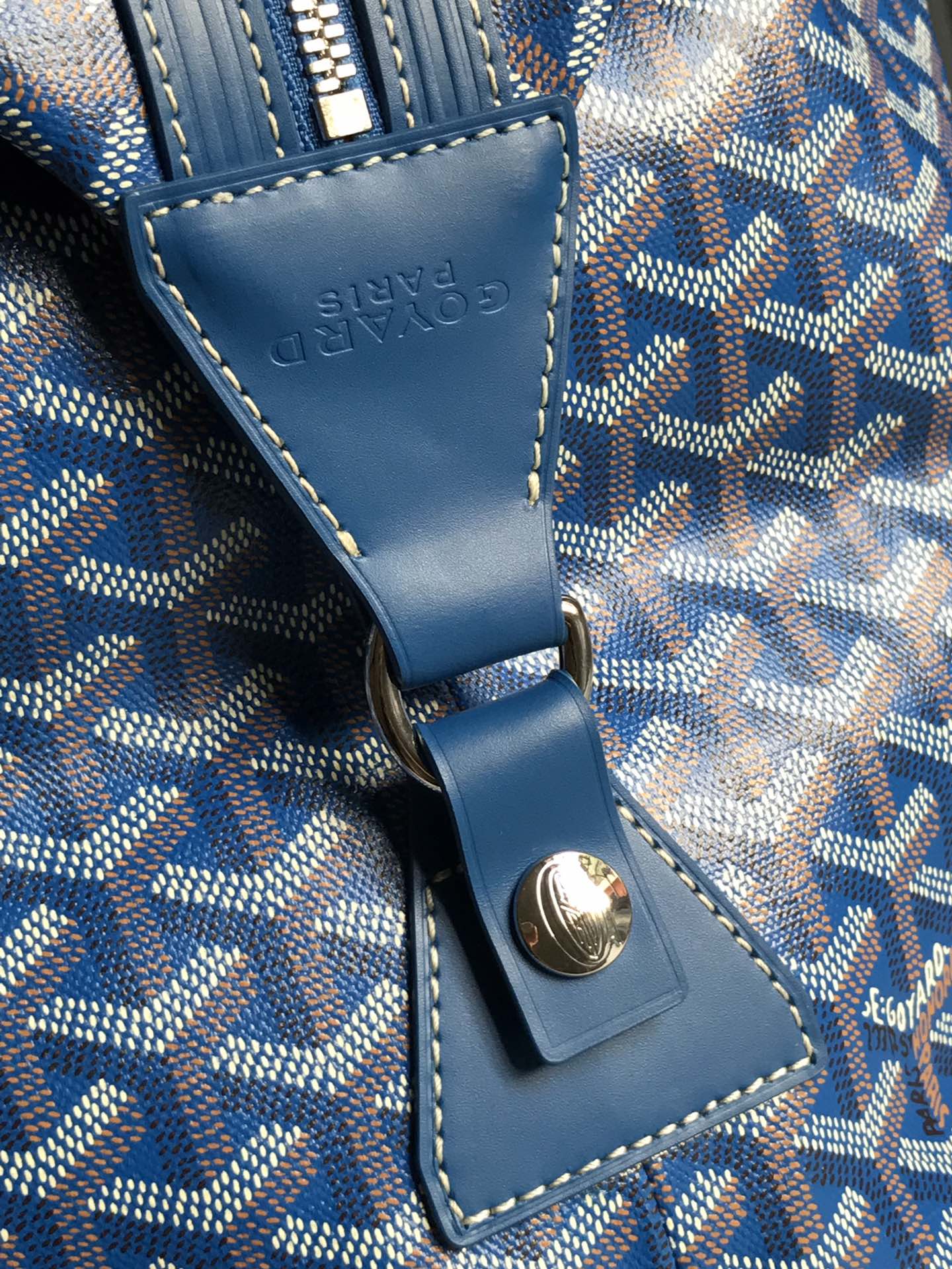 Goyard Sac Boeing 55 Duffle Handbag in Blue 98387