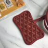 Goyard Chien Gris Pet Carrier Tote Coated Canvas bag red
