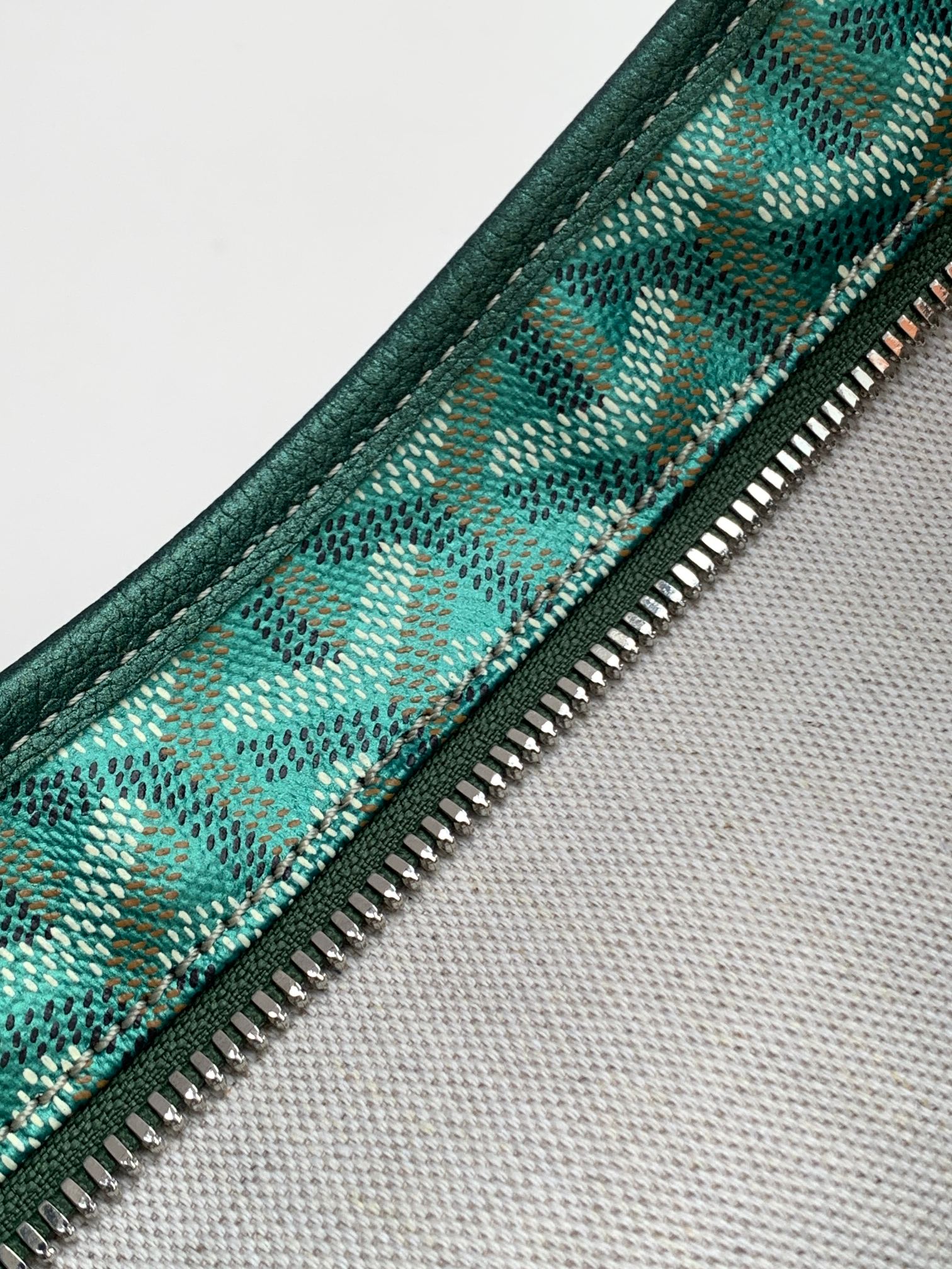 GOYARD Goyardine Boheme Hobo Green 1588320