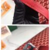 Goyard Chien Gris Pet Carrier Tote Coated Canvas bag red