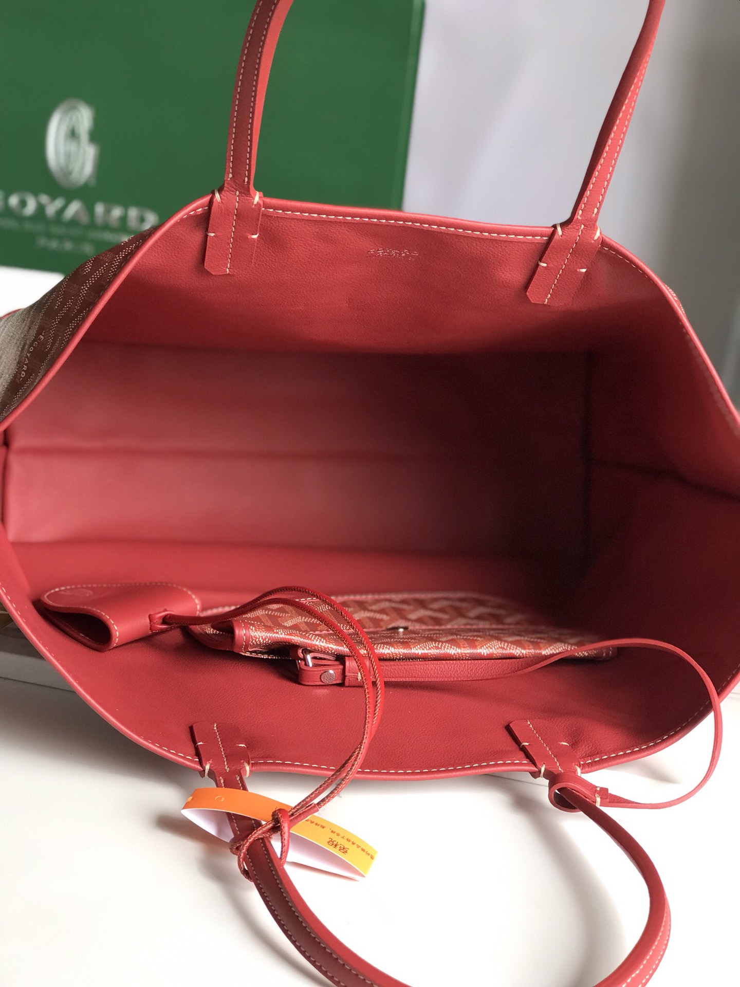 Goyard Pre-Owned 2019 St Louis PM Tote Bag | Red |