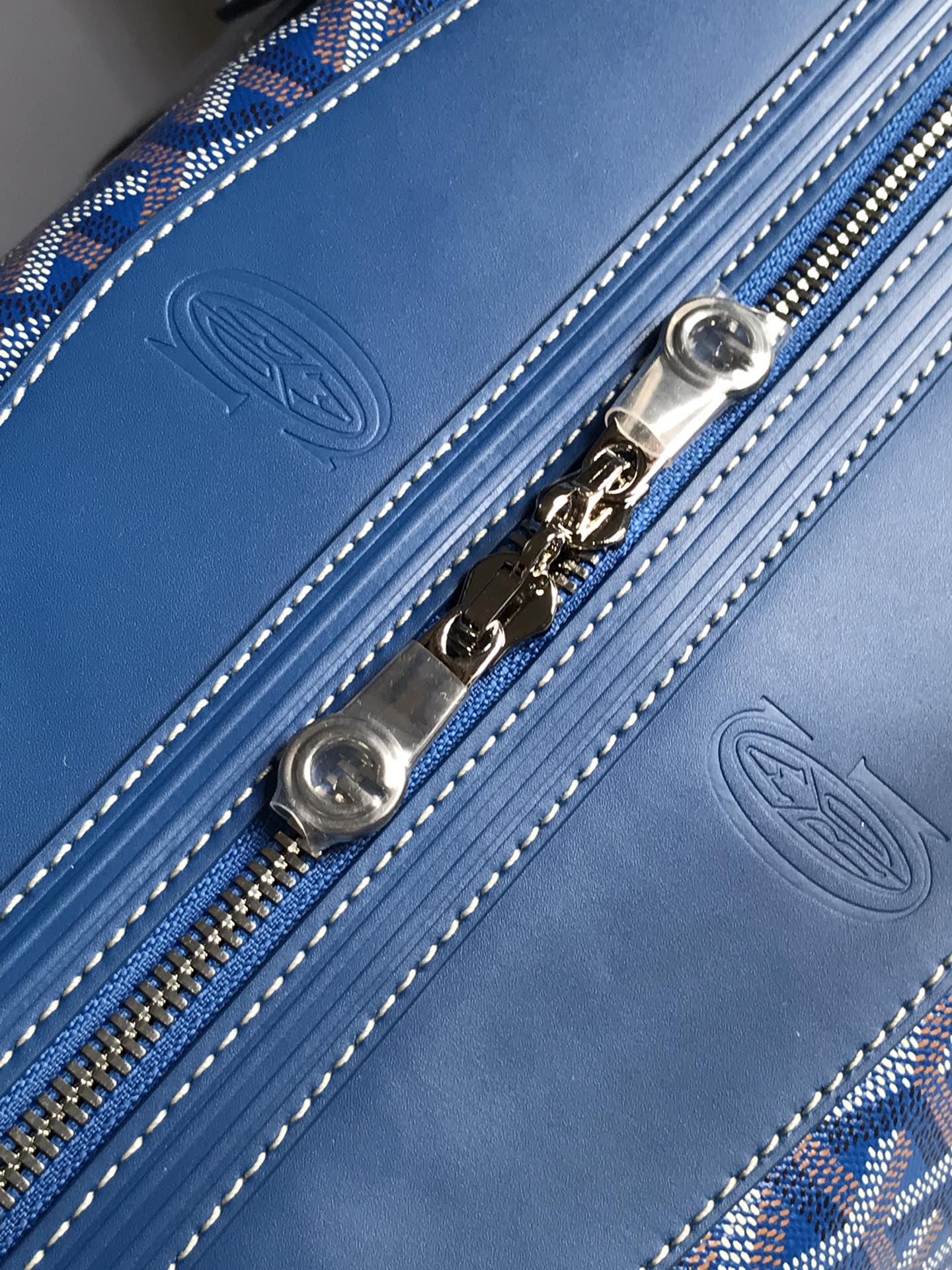 Goyard Sac Boeing 55 Duffle Handbag in Blue 98387