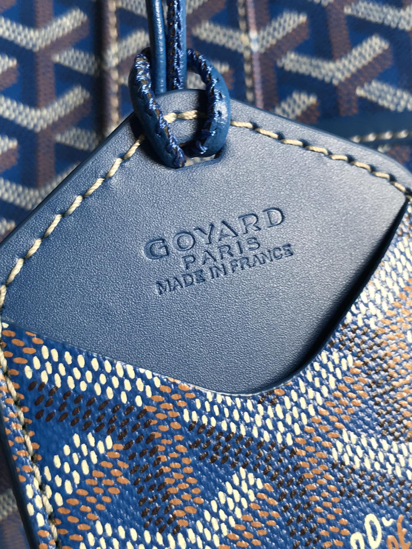 Goyard Sac Boeing 55 Duffle Handbag in Blue 98387