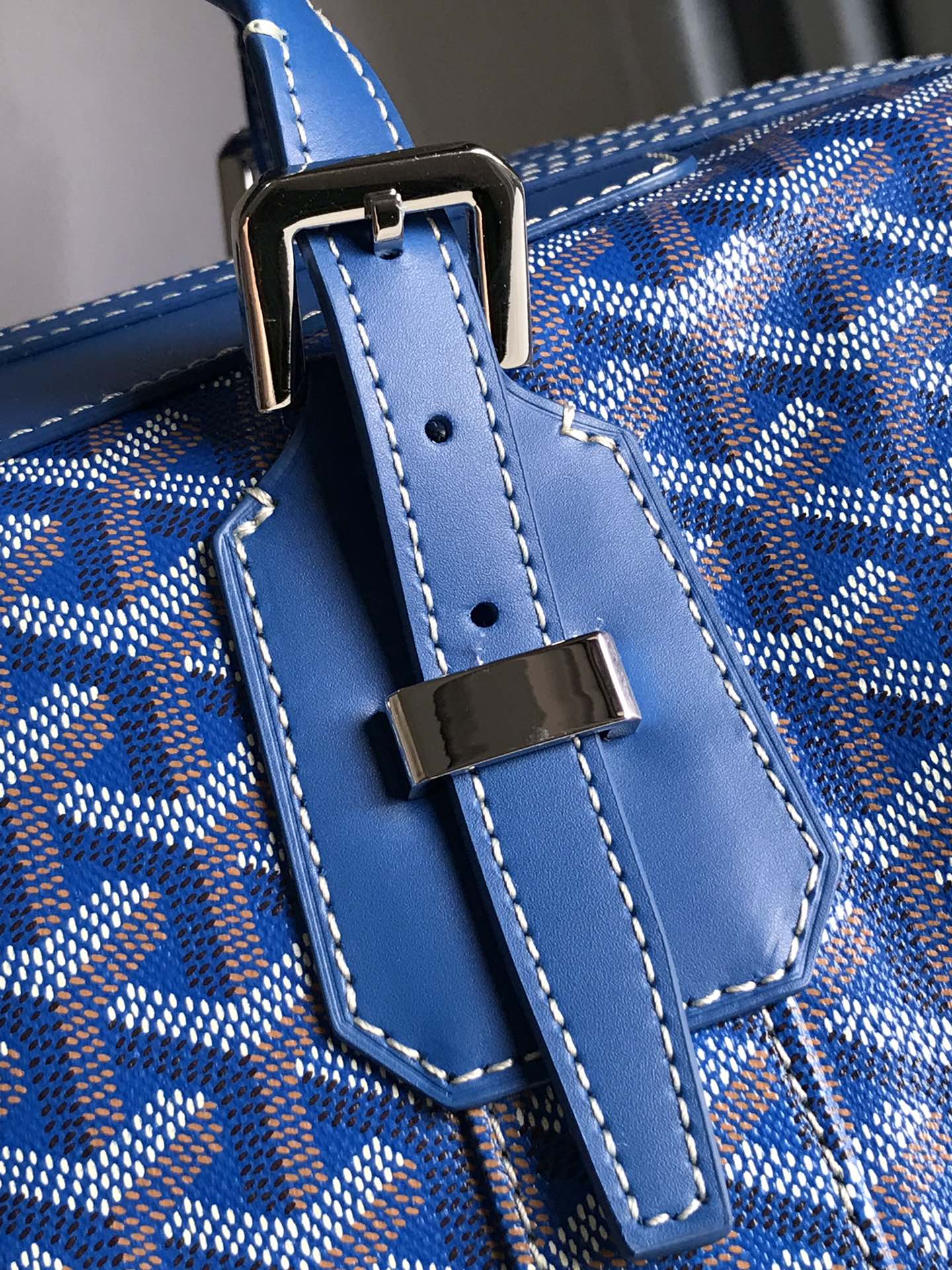 Goyard Sac Boeing 55 Duffle Handbag in Blue 98387
