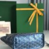 GOYARD Iridescent Goyardine Saint Louis PM Pearly Blue 1609675