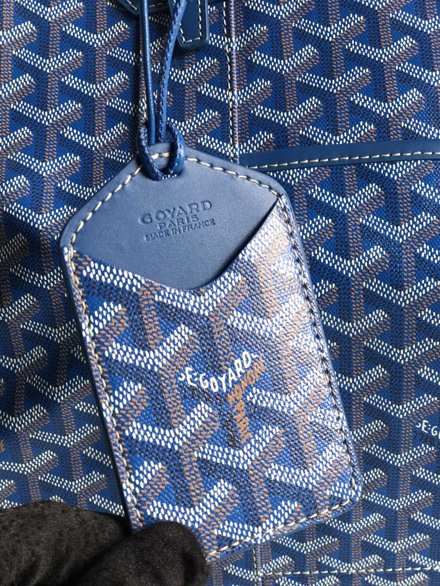 Goyard Sac Boeing 55 Duffle Handbag in Blue 98387