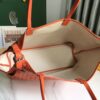 Goyard Chien Gris Pet Carrier Tote Coated Canvas bag orange