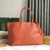 Goyard Chien Gris Pet Carrier Tote Coated Canvas bag orange