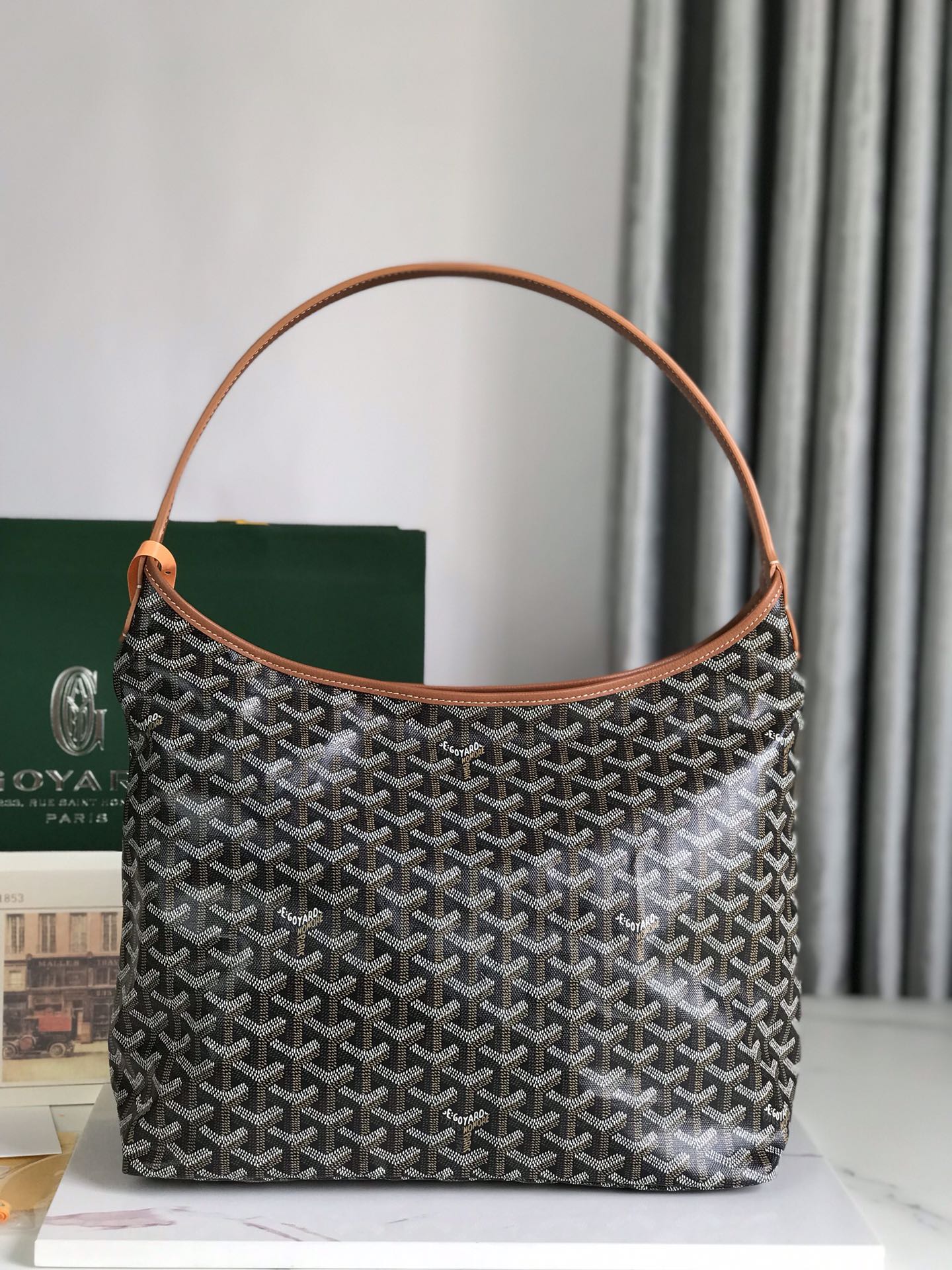 Goyard Bohème Hobo Bag Brown Women's Tote Bag |