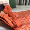 Goyard Chien Gris Pet Carrier Tote Coated Canvas bag orange