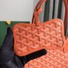 Goyard Chien Gris Pet Carrier Tote Coated Canvas bag orange