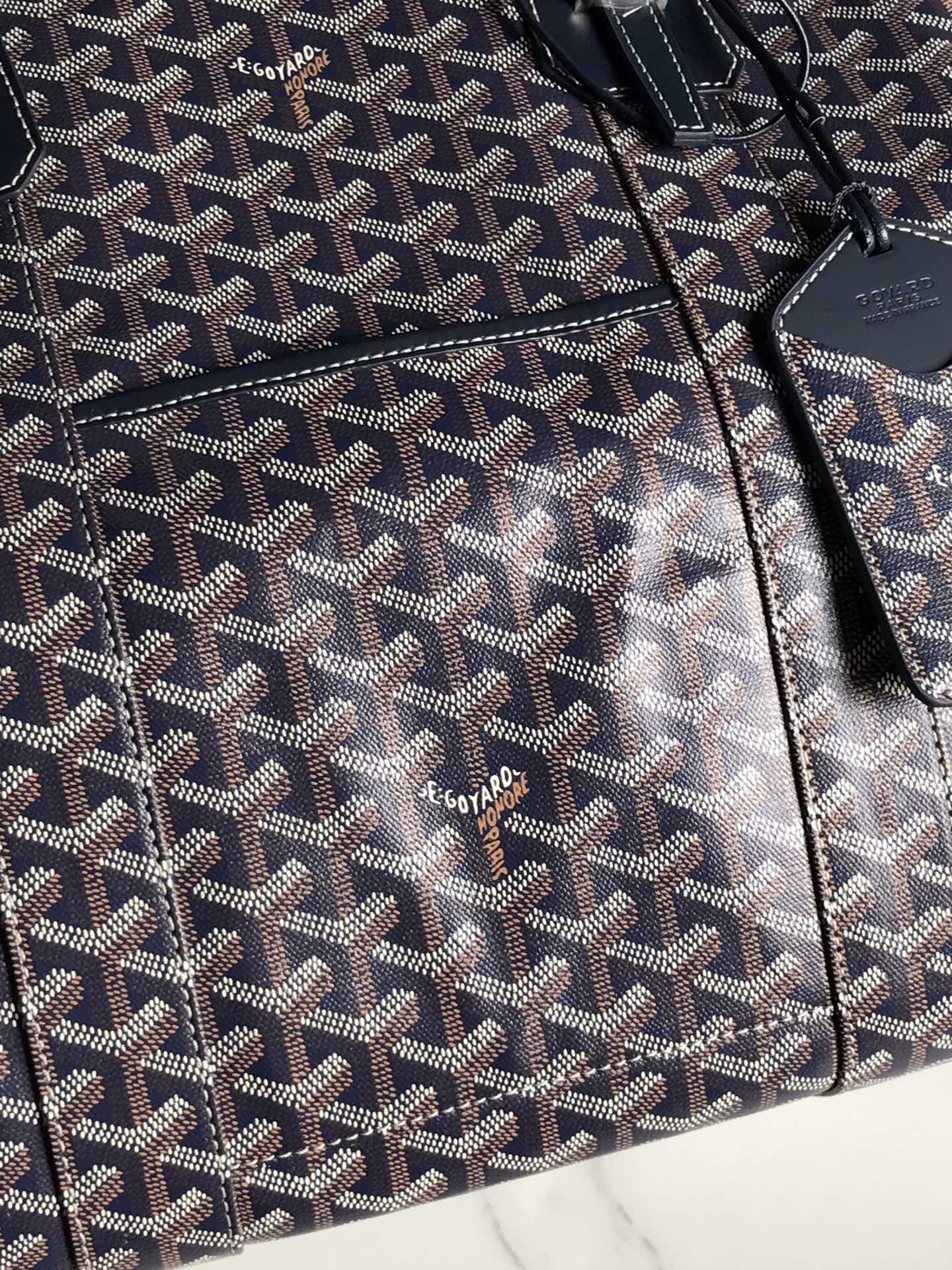 Goyard Sac Boeing 55 Duffle Handbag in Blue 98387