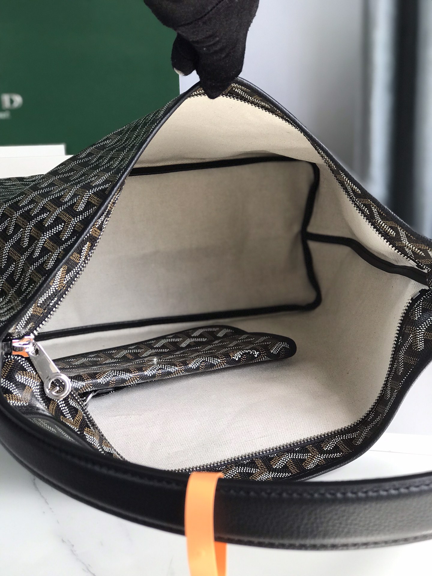 Goyard Bohème Hobo Bag Black Women's Tote Bag Black |