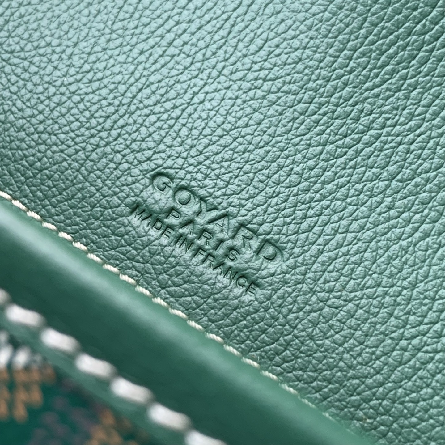 Goyard Goyardine Belvedere II green MM Messenger Bag –