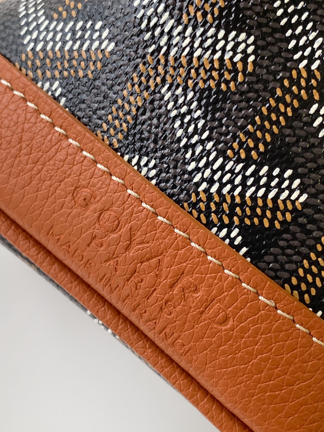 Goyard Petite Flot Bucket Bag Black Tan 139758379 | eBay