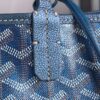 Goyard Goyardine Pearly Blue St. Louis PM Tote Bag Palladium