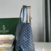 Goyard Goyardine Pearly Blue St. Louis PM Tote Bag Palladium