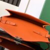 GOYARD Goyardine Calfskin Chypre Wallet Pouch orange