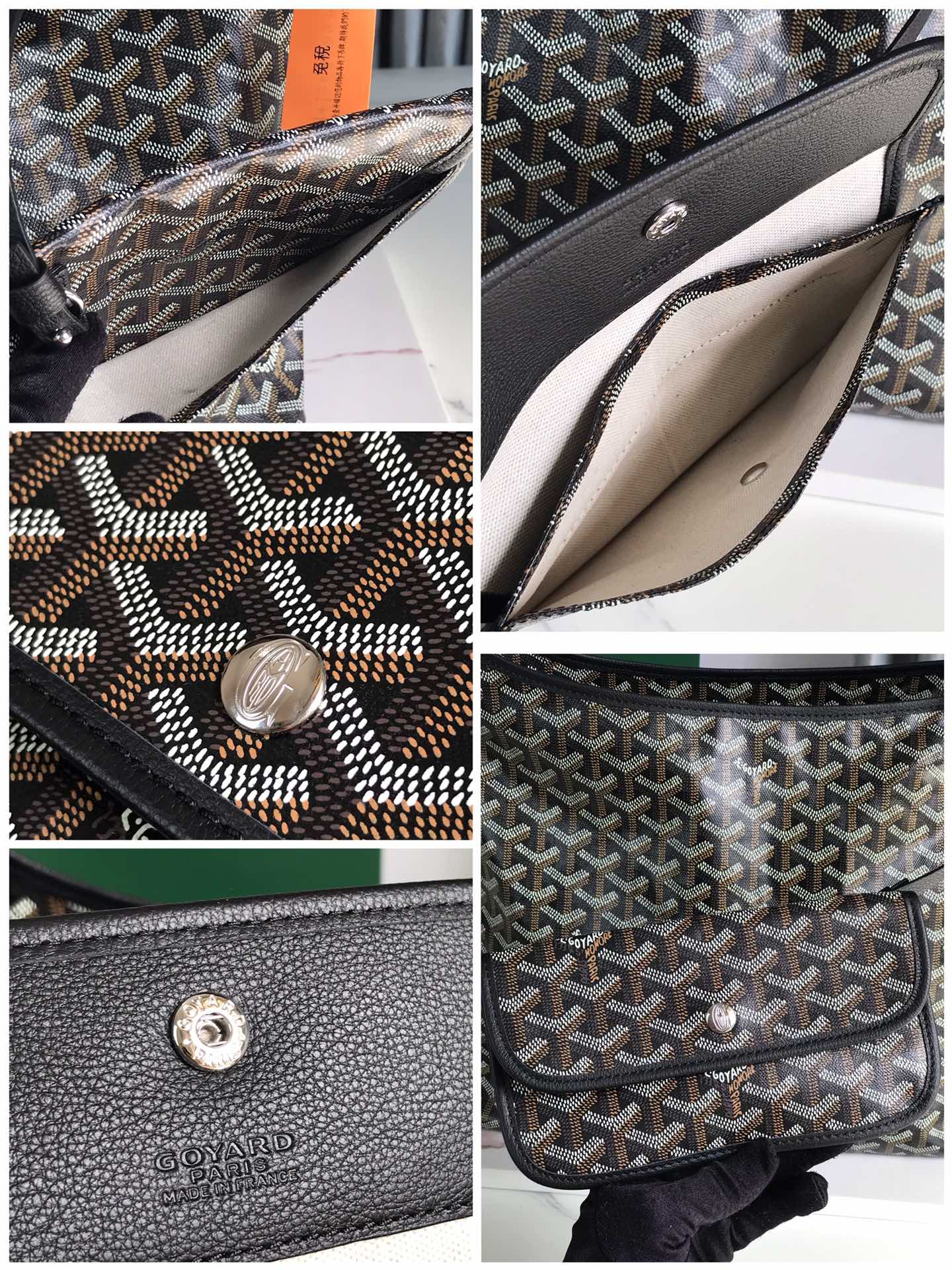 Goyard Bohème Hobo Bag Black Women's Tote Bag Black |