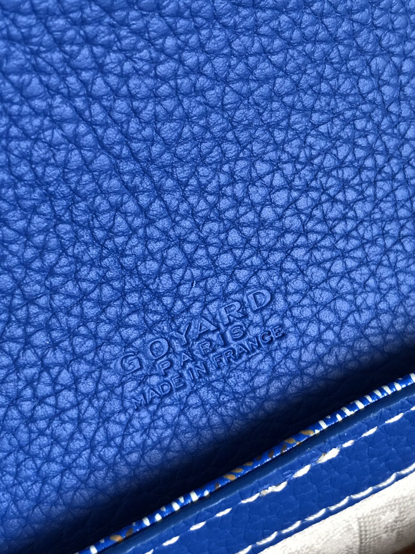 Goyard BlueCoated Canvas Mini Cross-Body Bag