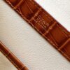 Goyard Matignon Crocodile Pattern Leather Top Handle Bag – Brown