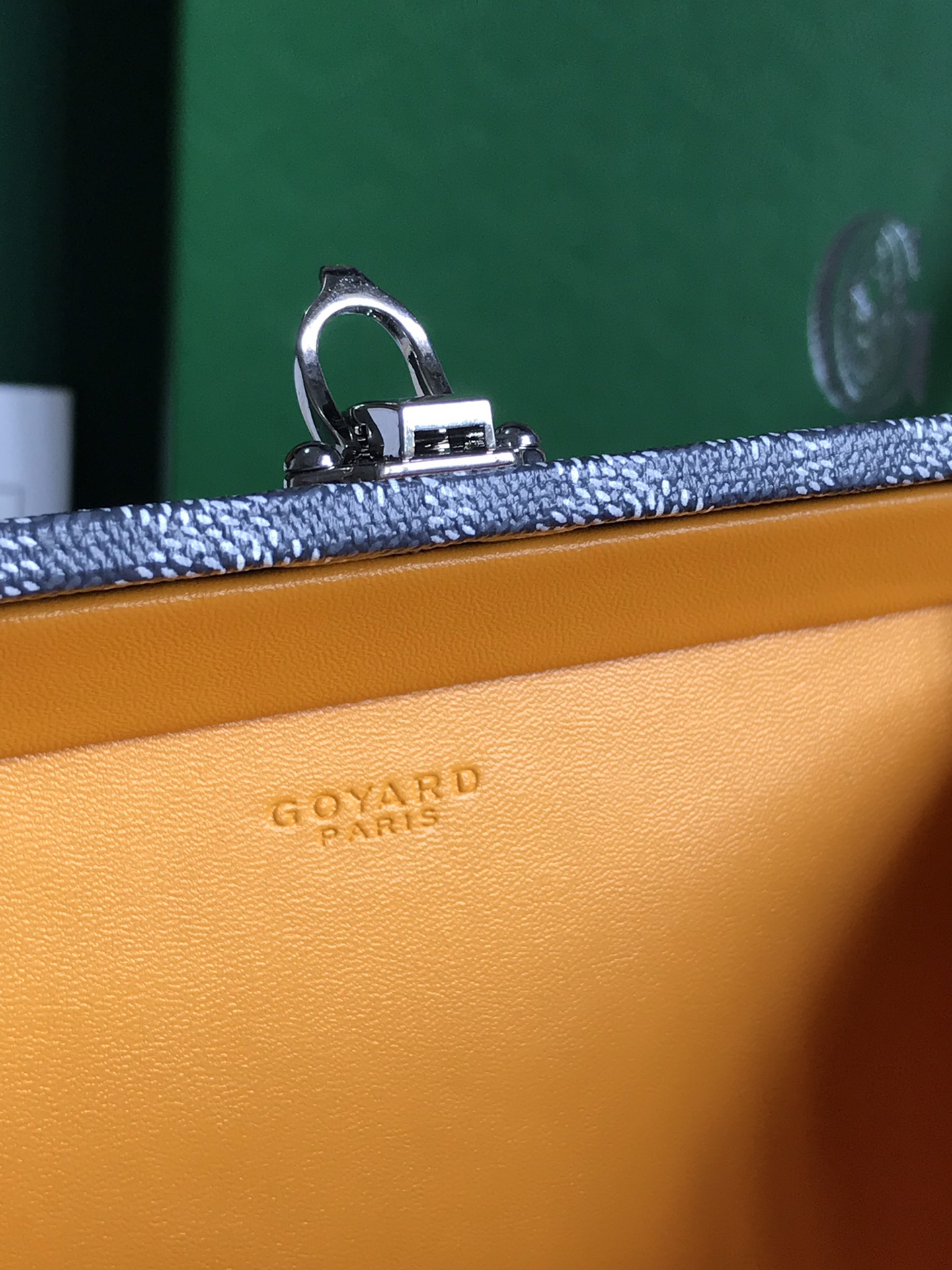Goyard gray Minaudiere Trunk Bag Goyard |