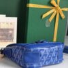 Goyard BlueCoated Canvas Mini Cross-Body Bag