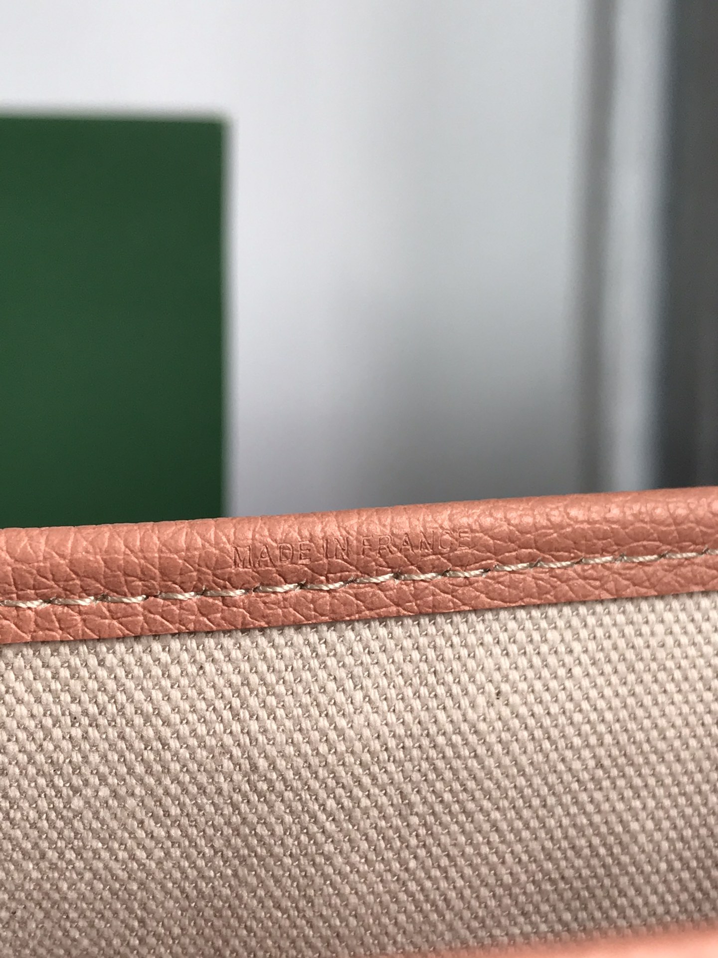 GOYARD Iridescent Goyardine Saint Louis PM Pearly Coral bag in pink