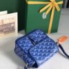 Goyard BlueCoated Canvas Mini Cross-Body Bag