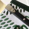 Goyard Matignon Crocodile Pattern Leather Top Handle Bag – green