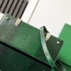 Goyard Matignon Crocodile Pattern Leather Top Handle Bag – green