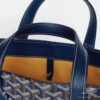 Goyard Goyardine Navy Blue Voltaire Tote Bag Palladium