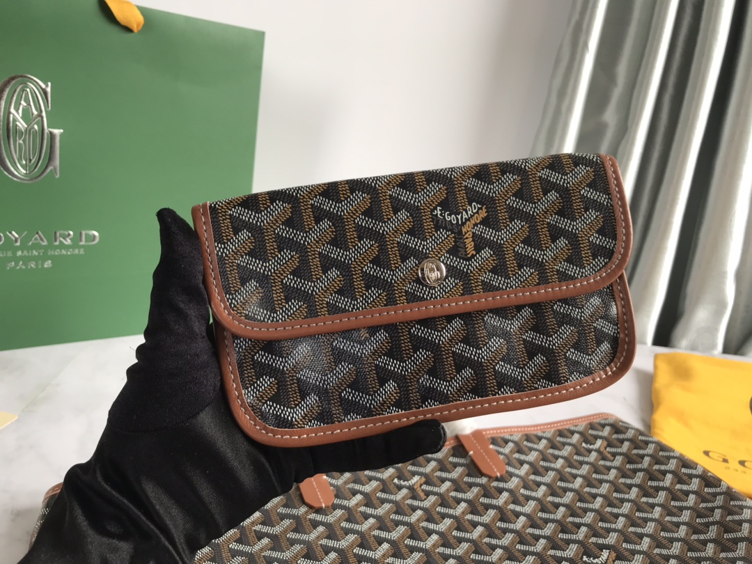 GOYARD Goyardine Saint Louis PM Black Gold 1609747 |