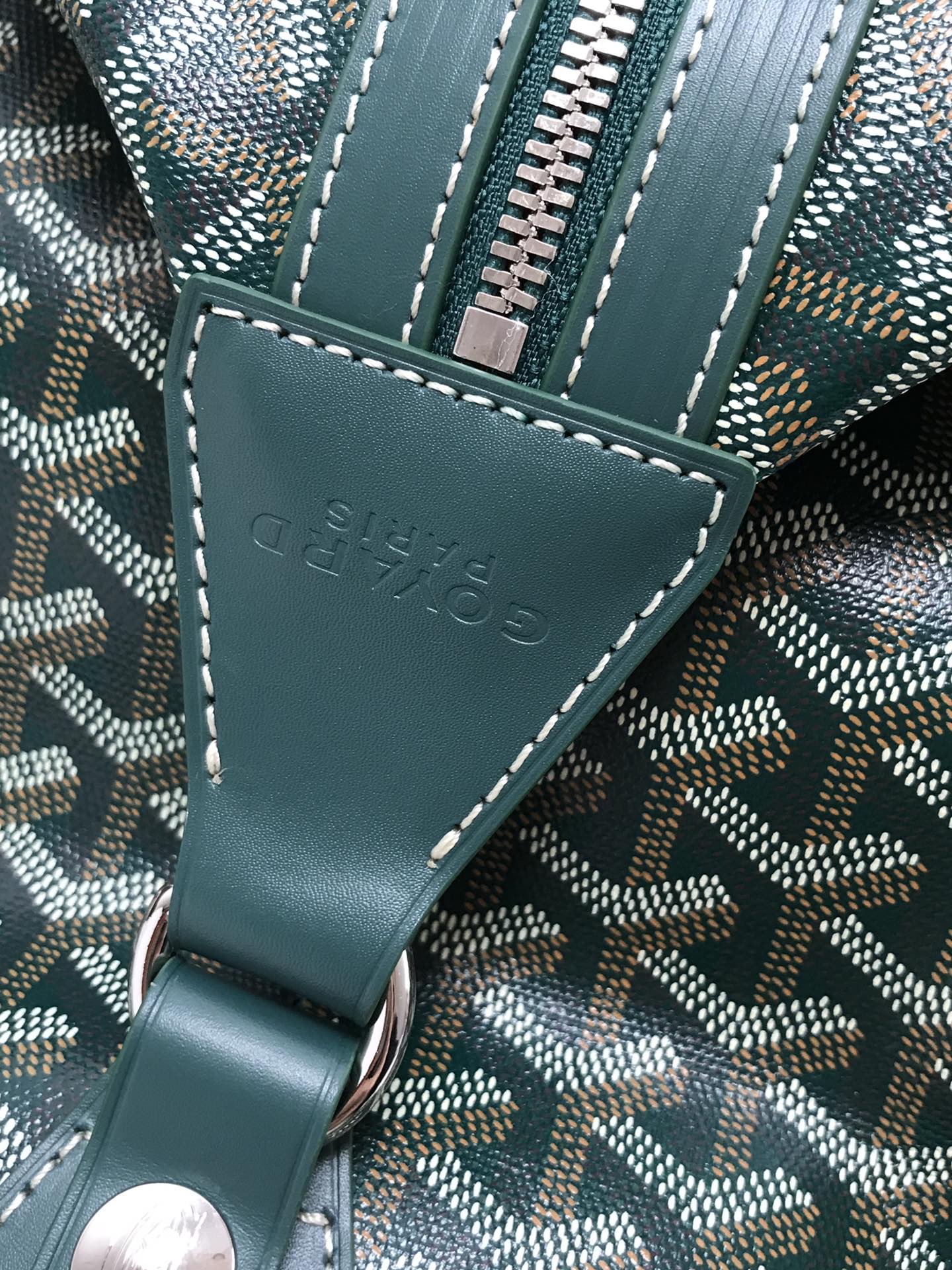 Goyard Sac Boeing 55 Duffle Handbag in green 98387