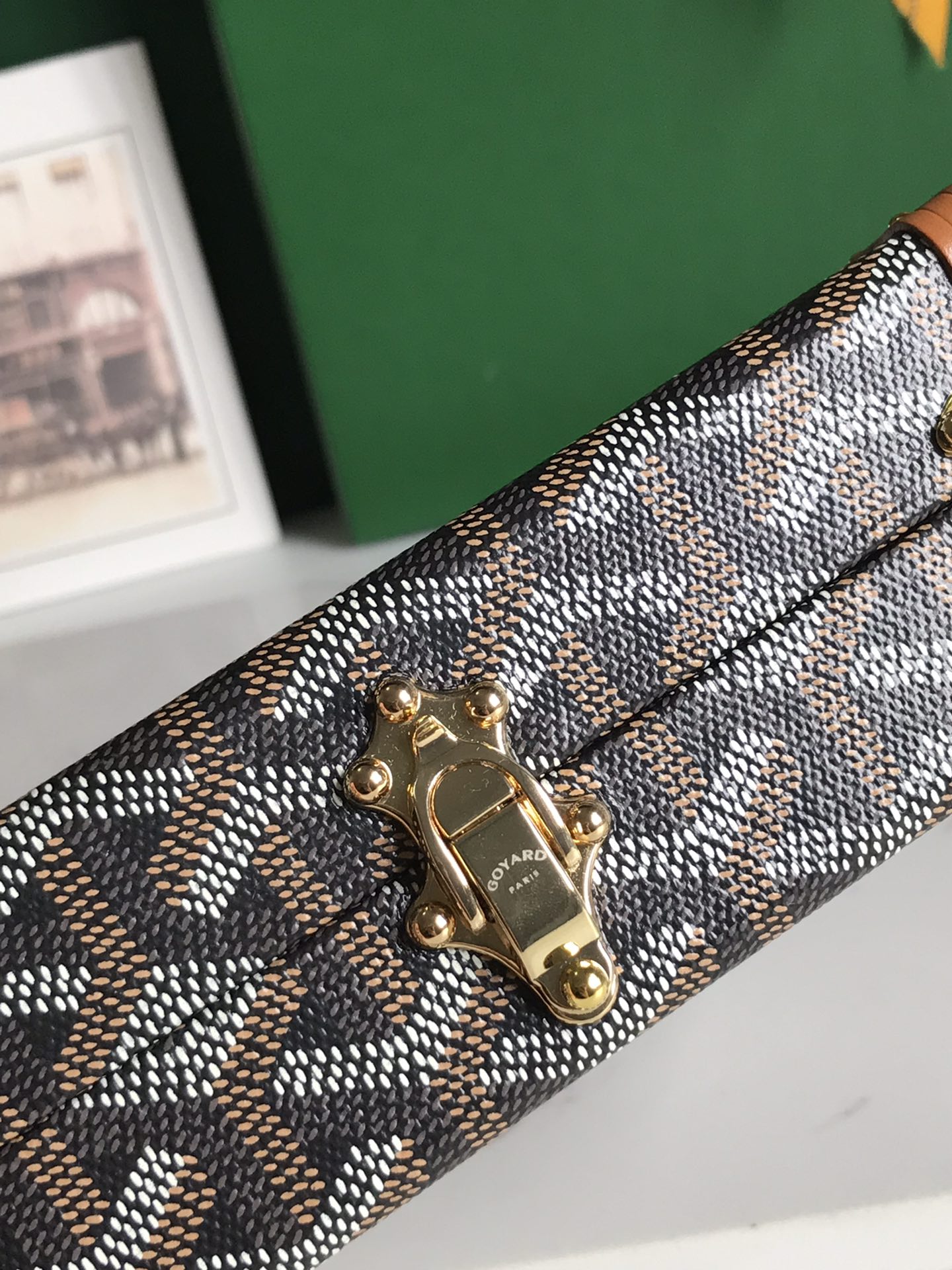 Goyard Brown Minaudiere Trunk Bag Goyard |