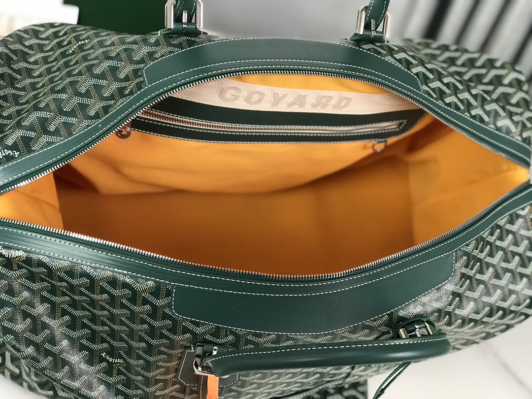 Goyard Sac Boeing 55 Duffle Handbag in green 98387