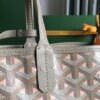 Goyard Brown and Beige pink Leather Top Handle Bag