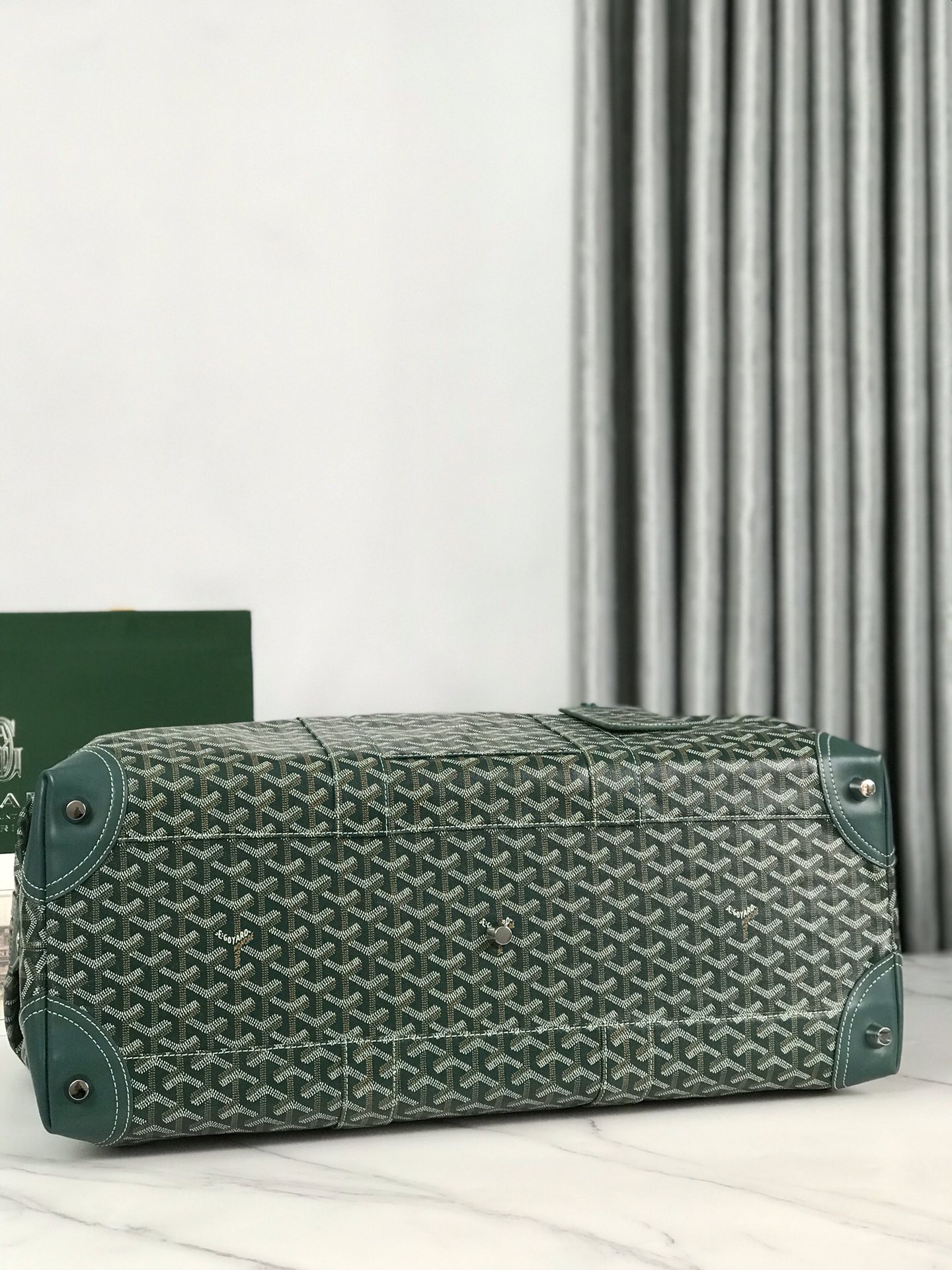 Goyard Sac Boeing 55 Duffle Handbag in green 98387