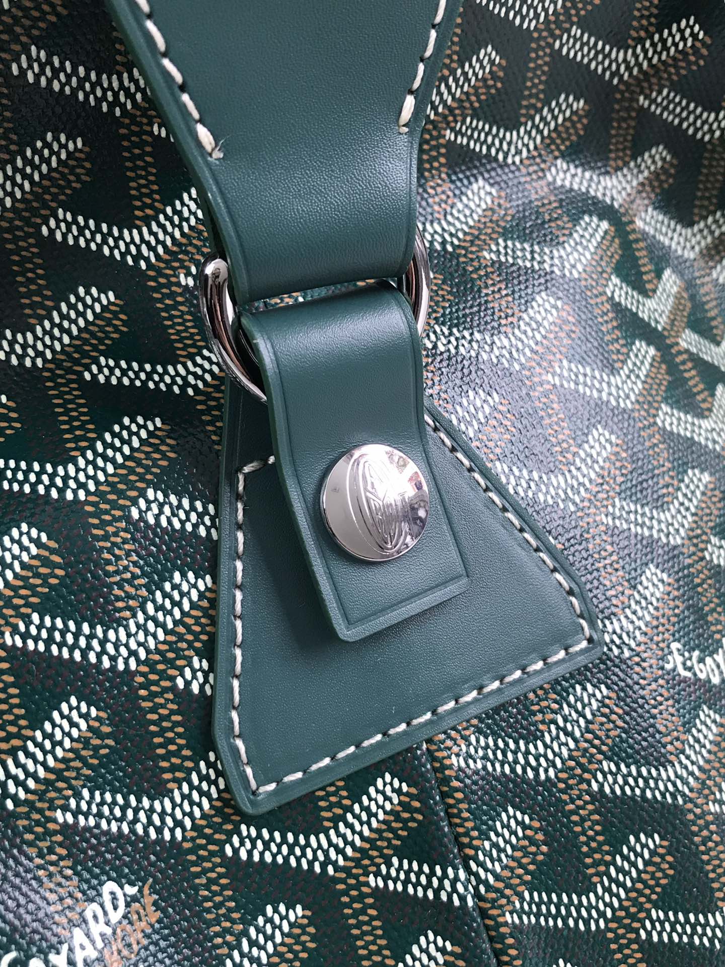 Goyard Sac Boeing 55 Duffle Handbag in green 98387