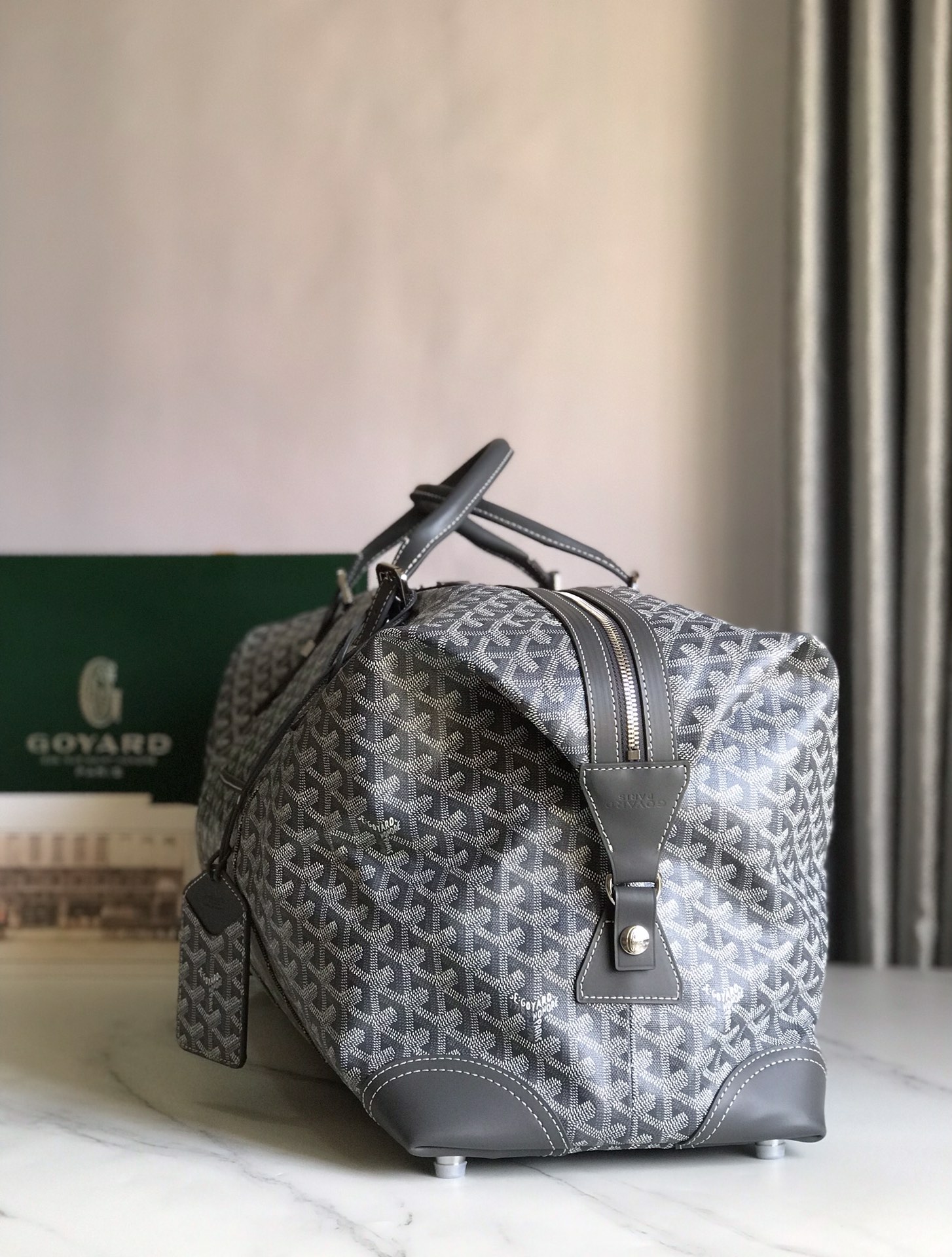 Goyard Sac Boeing 55 Duffle Handbag in Black 98387
