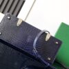Goyard Matignon Crocodile Pattern Leather Top Handle Bag – Blue navy