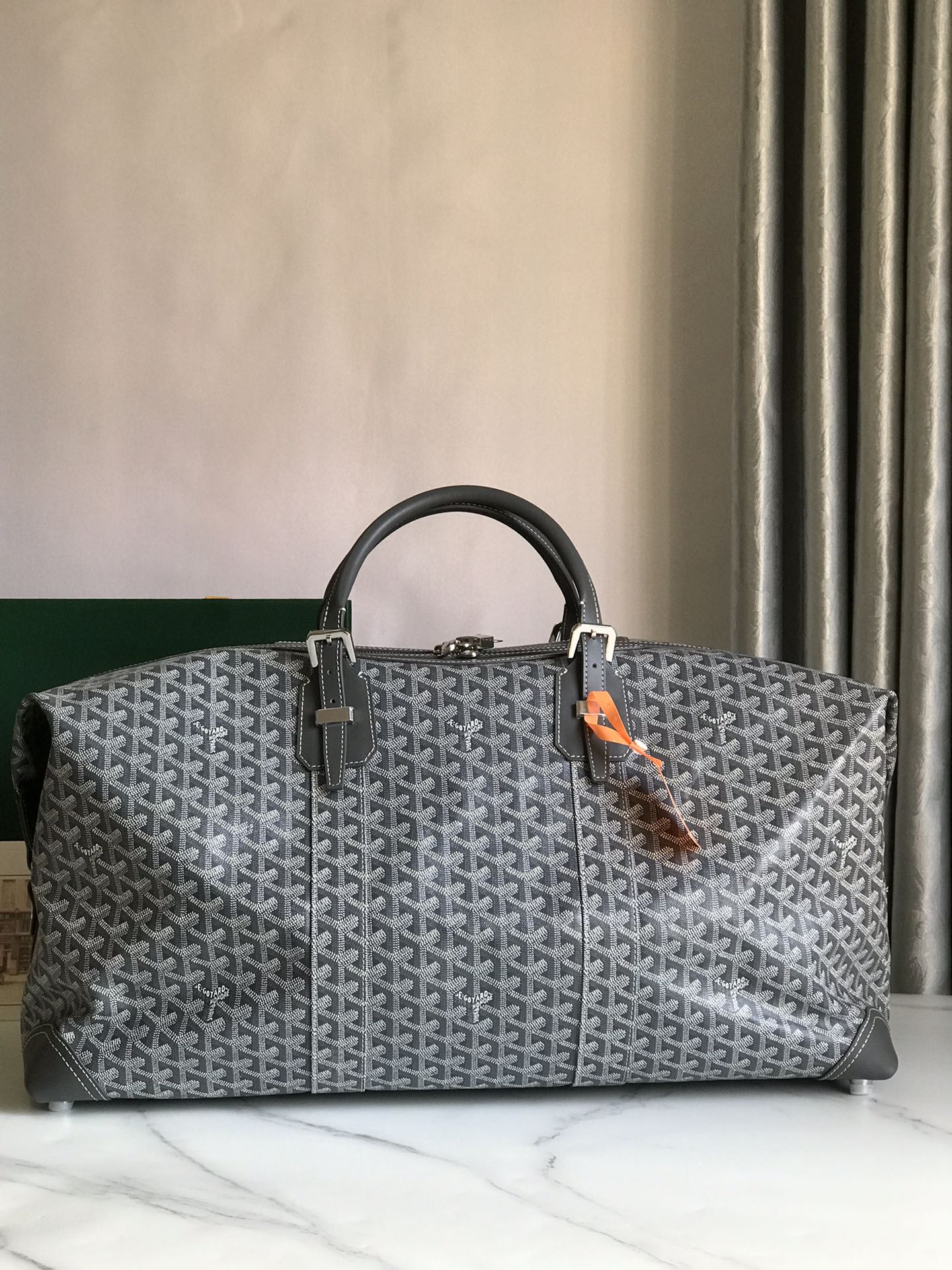 Goyard Sac Boeing 55 Duffle Handbag in Black 98387