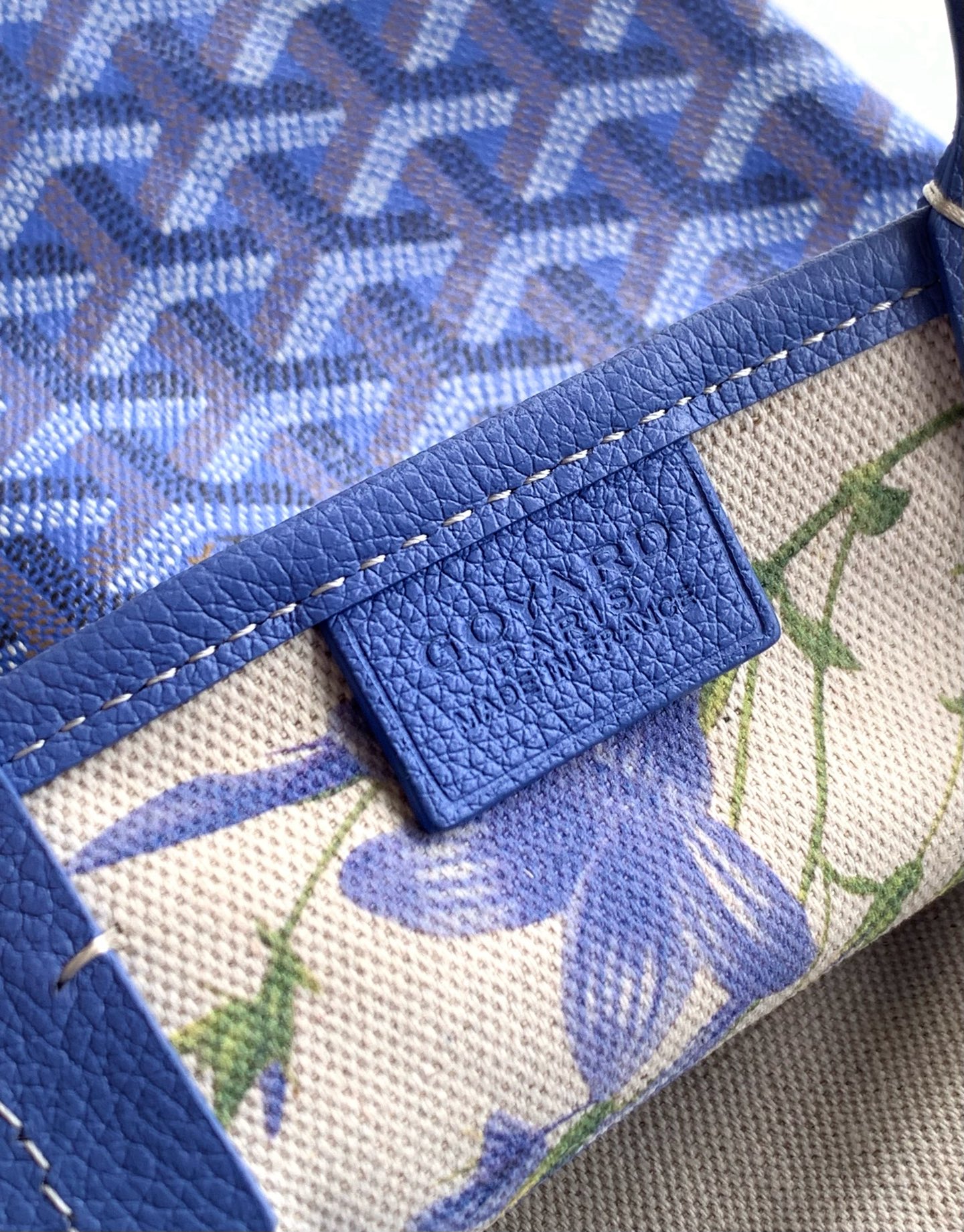 GOYARD Goyardine Saint Louis Lettres Camouflage PM Blue