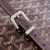 Goyard Burgundy Goyardine Coated Canvas and Leather