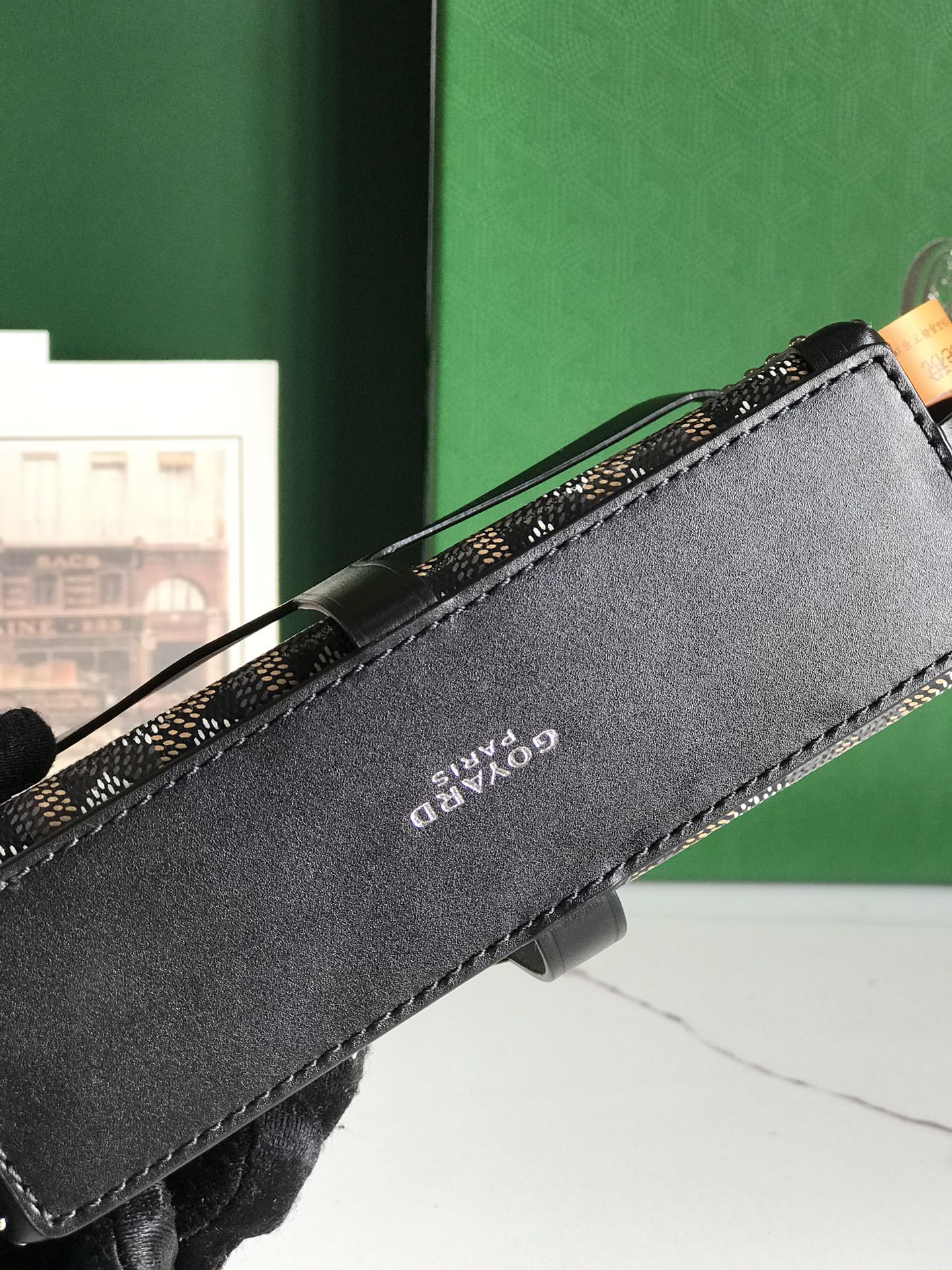 GOYARD Goyardine Minaudiere Trunk Bag Black 1188496