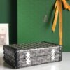 GOYARD Goyardine Minaudiere Trunk Bag Black 1188496