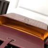 Goyard Burgundy Goyardine Coated Canvas and Leather