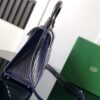 Goyard Matignon Crocodile Pattern Leather Top Handle Bag – Blue navy