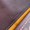 Goyard Burgundy Goyardine Coated Canvas and Leather